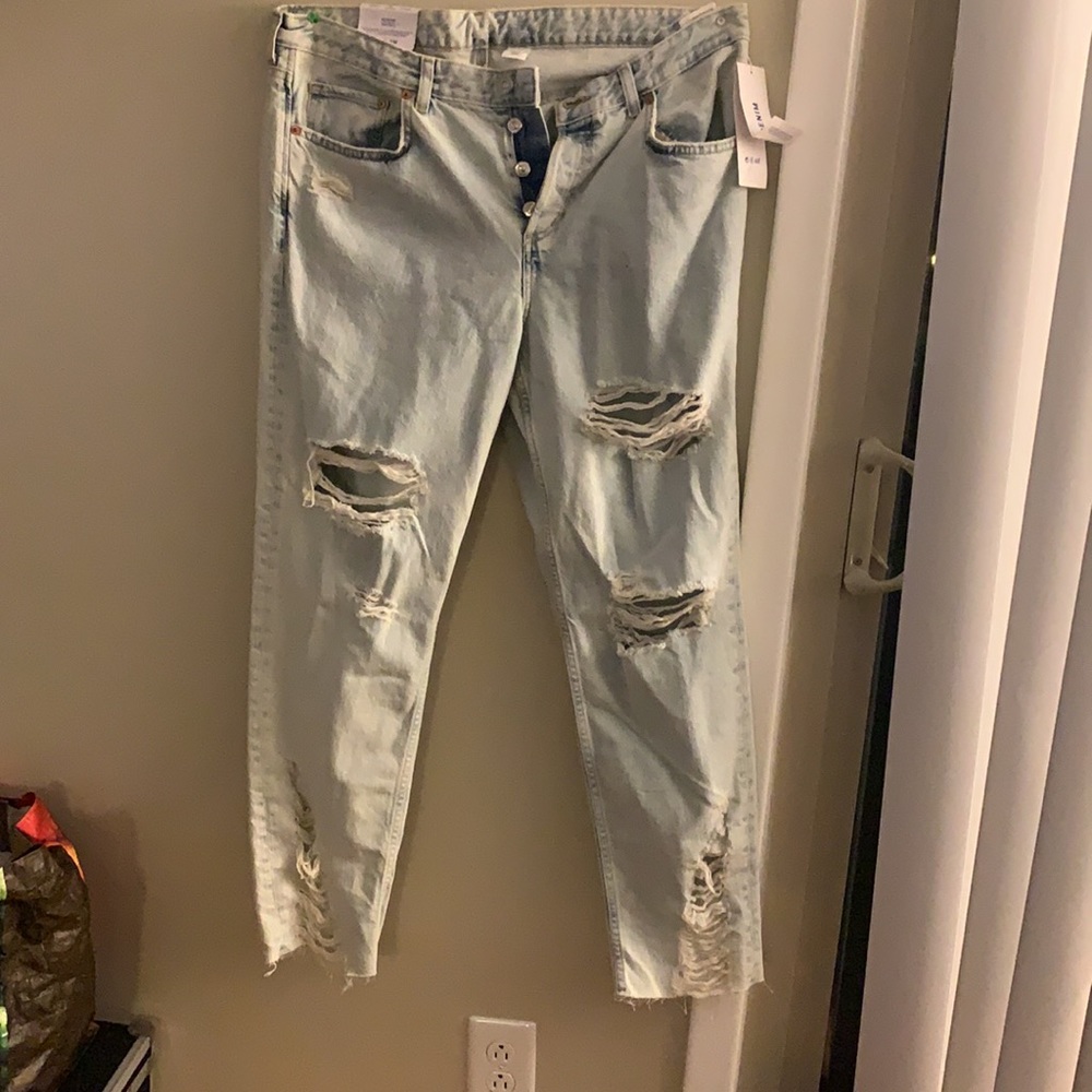 H&M boyfriend ripped jeans (denim)